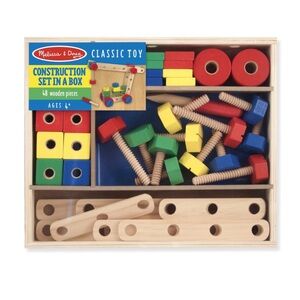 Melissa & Doug - Classic Toy Construction Set in a Box